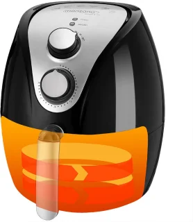 Monzana Heteluchtfriteuse 3,6L Zwart