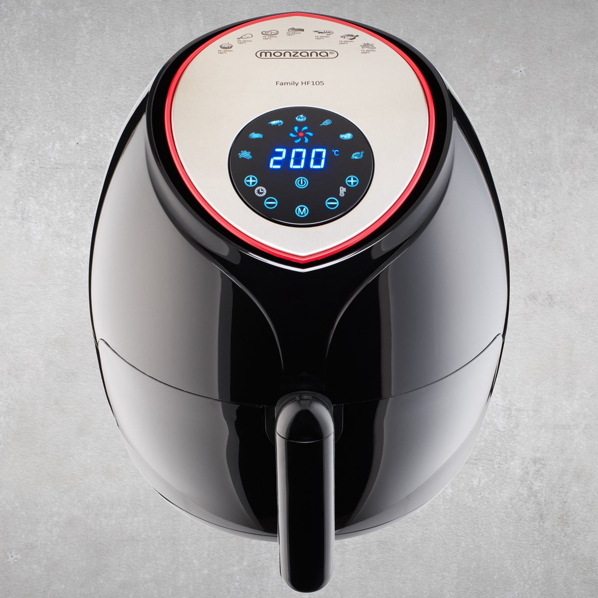 Monzana Heteluchtfriteuse 6,5L Zwart