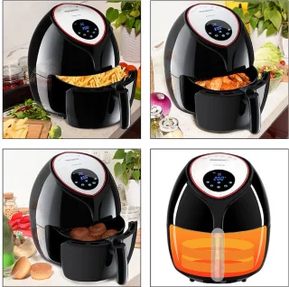 Monzana Heteluchtfriteuse 6,5L Zwart
