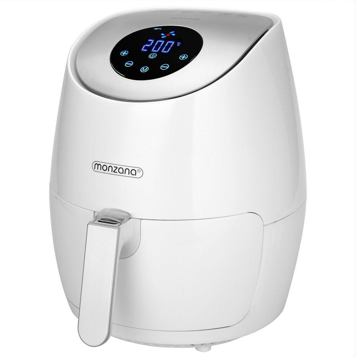 Monzana Heteluchtfriteuse Digitaal 3,6 L Wit