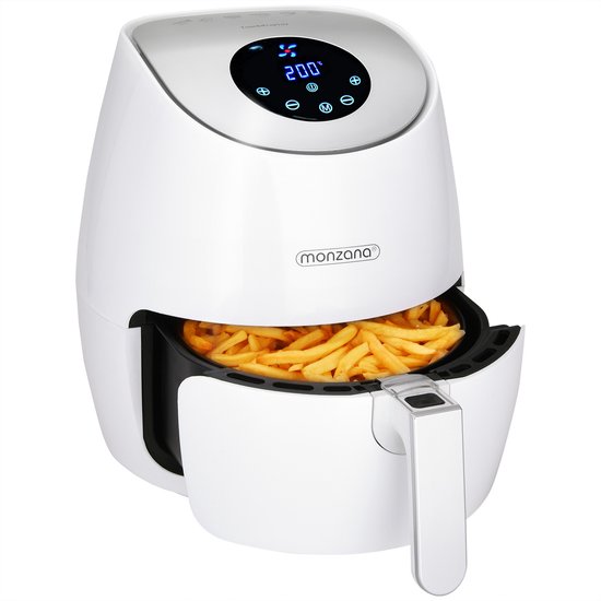 Monzana Heteluchtfriteuse Digitaal 3,6 L Wit