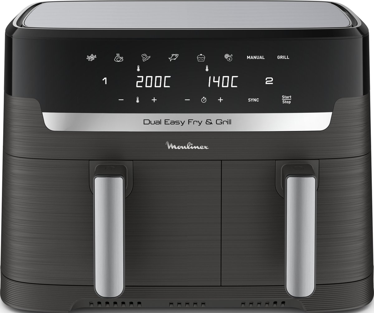 Moulinex Dual Easy Fry EZ905B20 Airfryer 8,3L