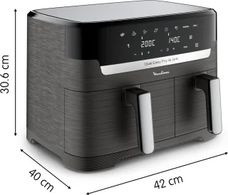 Moulinex Dual Easy Fry EZ905B20 Airfryer 8,3L