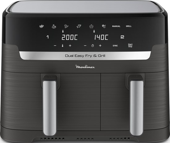 Moulinex Dual Easy Fry EZ905B20 Airfryer 8,3L