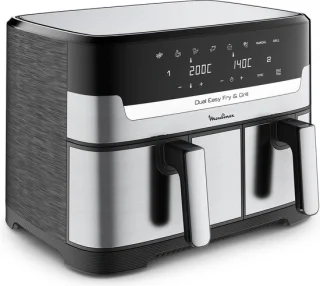 Moulinex Dual Easy Fry & Grill EZ905D20 Airfryer 8,3L RVS