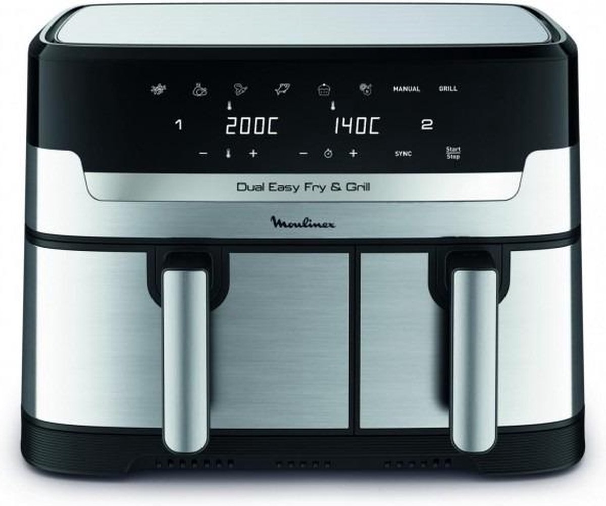 Moulinex Dual Easy Fry & Grill YY5233FB Airfryer 8L