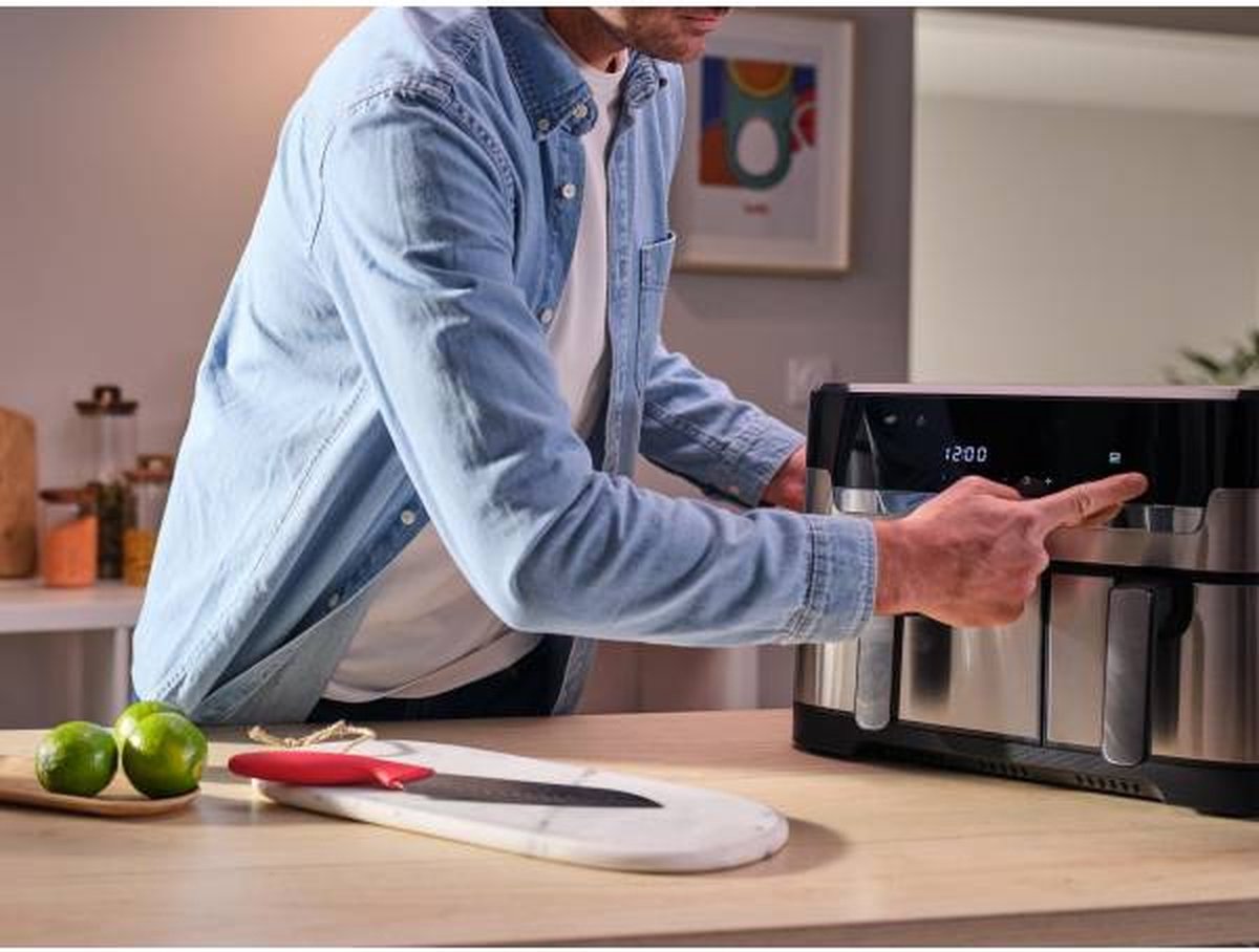 Moulinex Dual Easy Fry & Grill YY5233FB Airfryer 8L