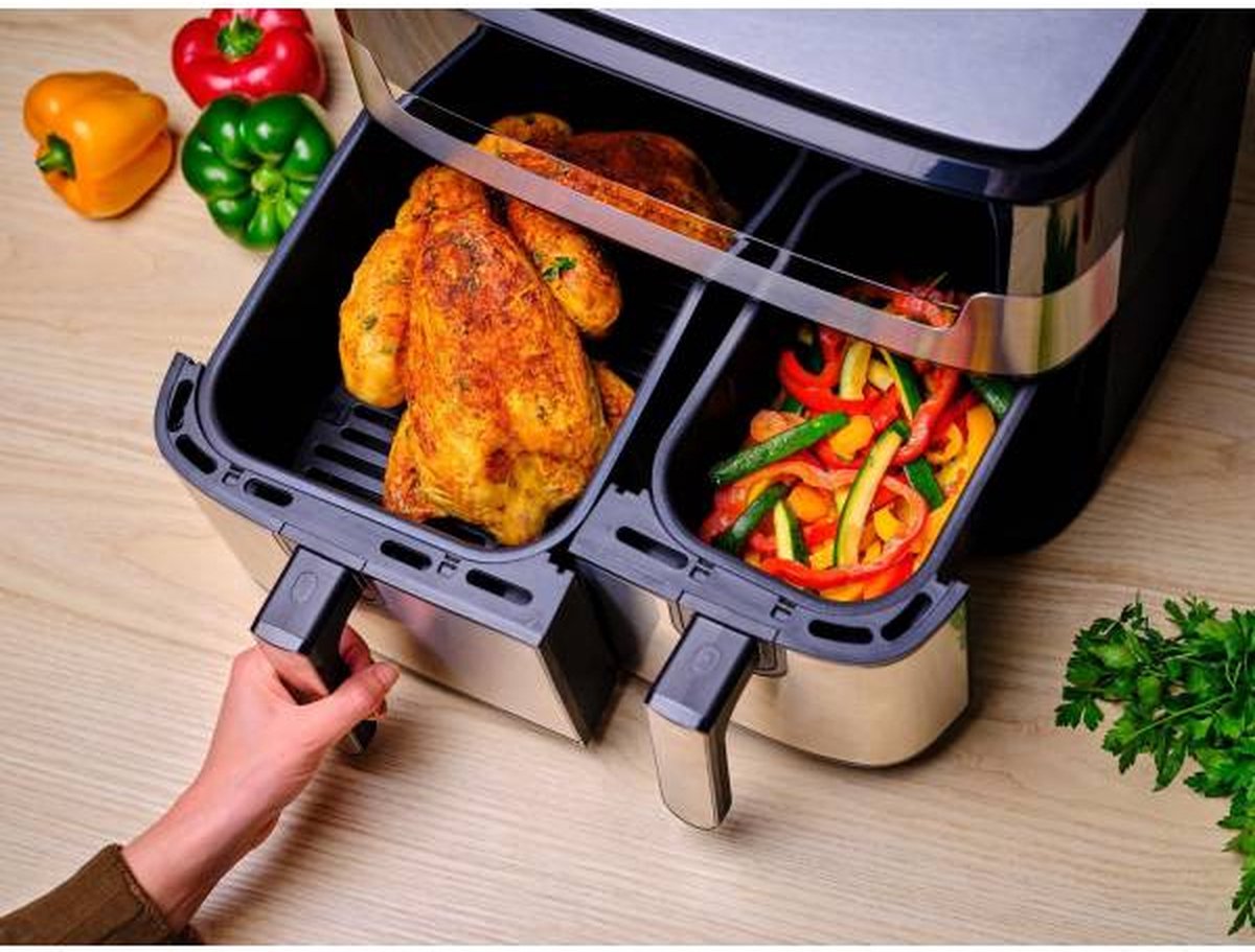 Moulinex Dual Easy Fry & Grill YY5233FB Airfryer 8L