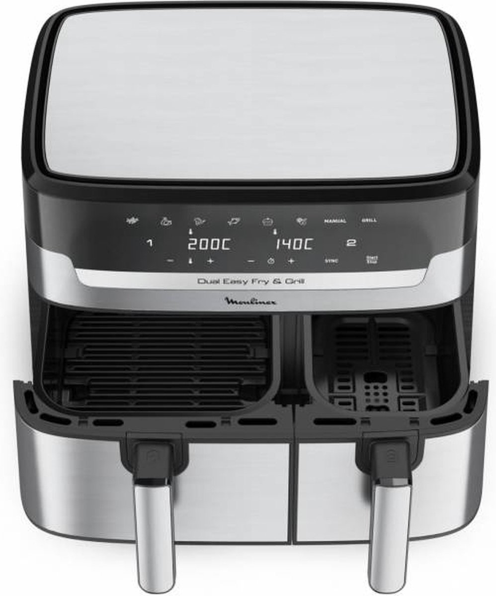 Moulinex Dual Easy Fry & Grill YY5233FB Airfryer 8L