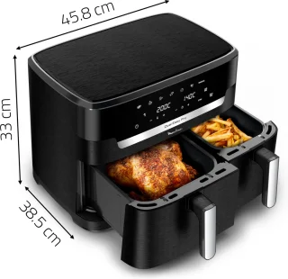 Moulinex Dual Easy Fry XXL EZ9428 Dubbele Airfryer 11L