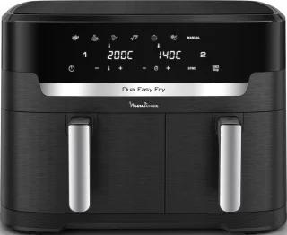 Moulinex Dual Easy Fry XXL EZ9428 Dubbele Airfryer 11L