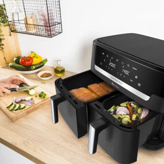 Moulinex Dual Easy Fry XXL EZ9428 Dubbele Airfryer 11L