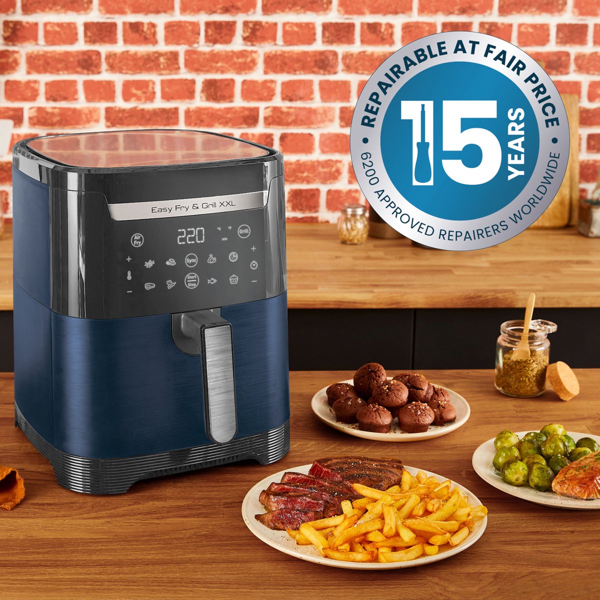 Moulinex Easy Fry & Grill XXL EZ801420 Airfryer 6,5L