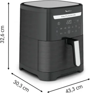 Moulinex Easy Fry & Grill XXL EZ801810 Airfryer zwart
