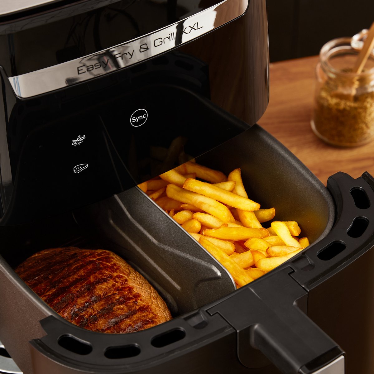 Moulinex Easy Fry & Grill XXL EZ801810 Airfryer zwart