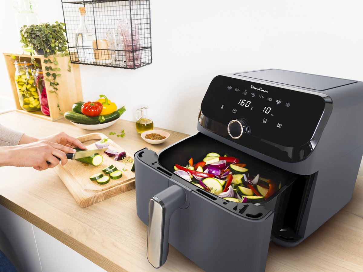 Moulinex Easy Fry Mega EZ855BF Airfryer Grijs