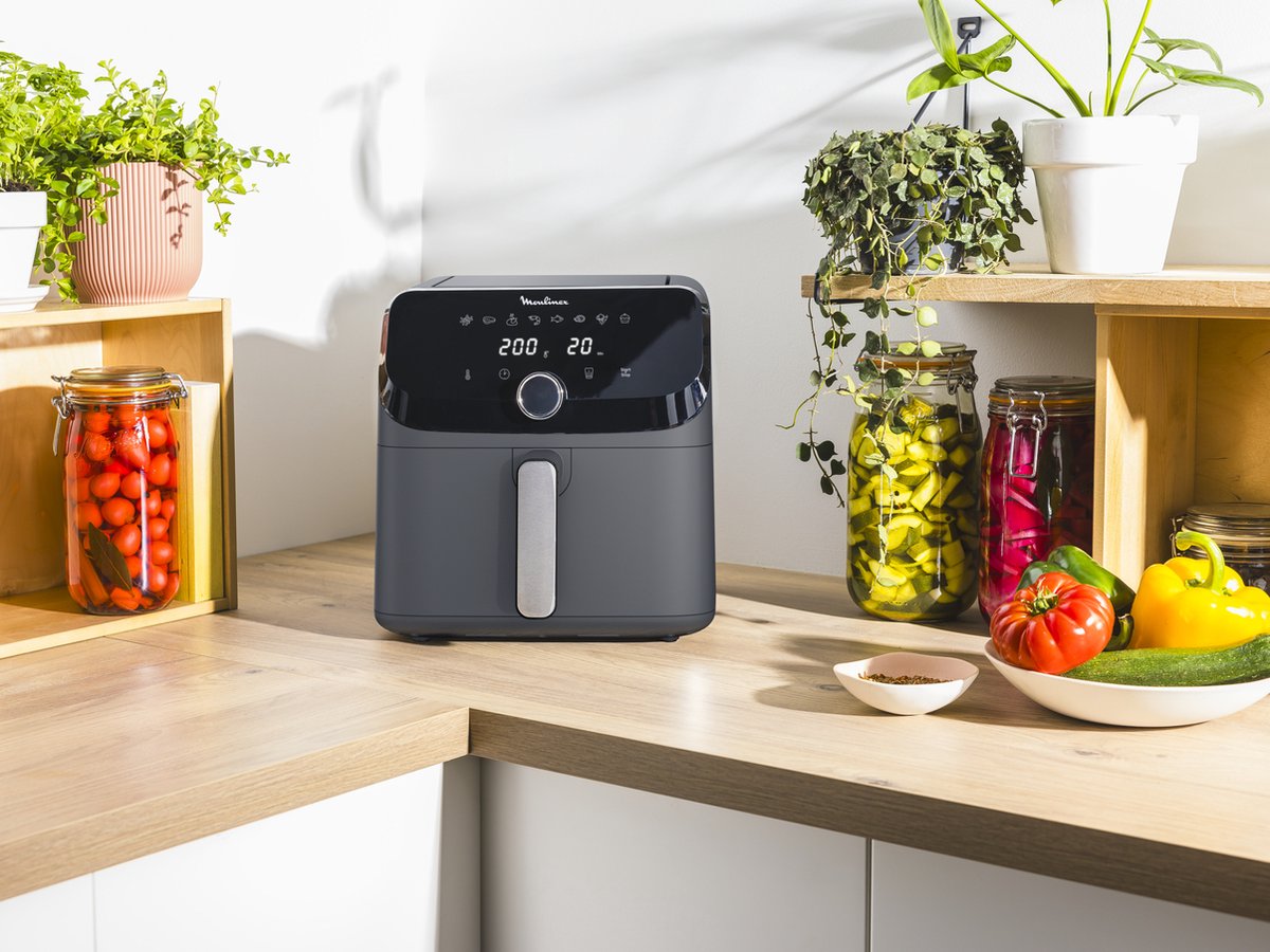 Moulinex Easy Fry Mega EZ855BF Airfryer Grijs