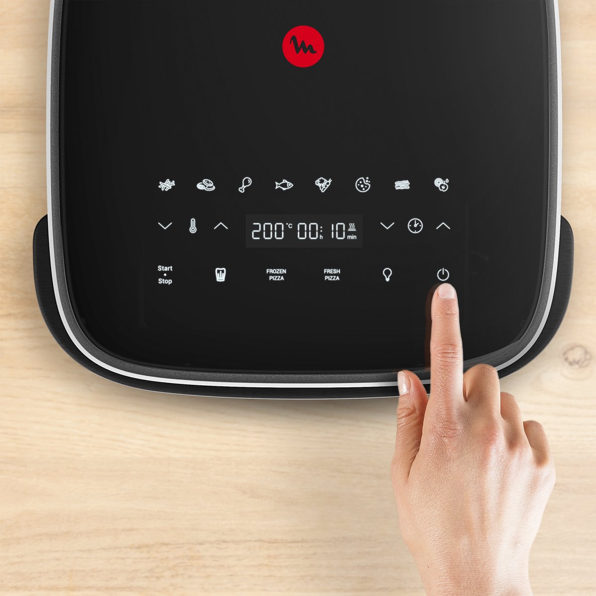 Moulinex Easy Fry Pizza AL4018 Airfryer Zwart