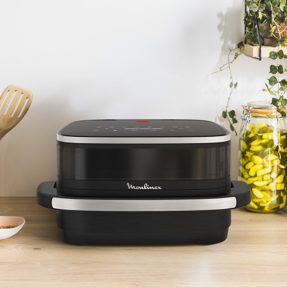 Moulinex Easy Fry Pizza AL4018 Airfryer Zwart