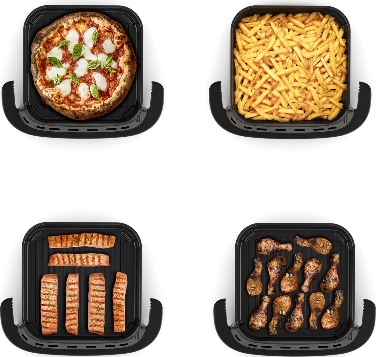 Moulinex Easy Fry Pizza AL4018 Airfryer Zwart