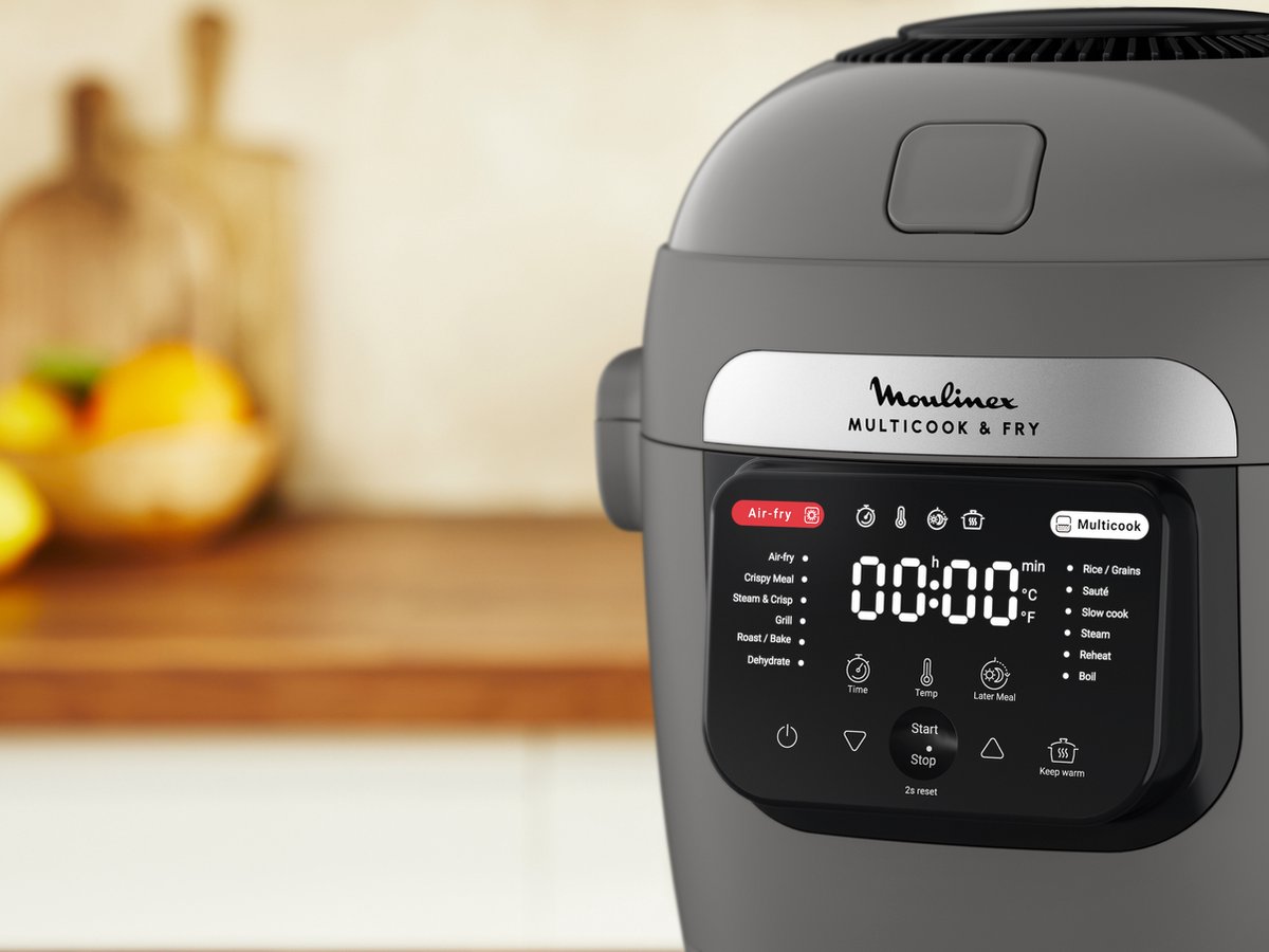Moulinex Multicook & Fry MZ730BF0 Multicooker Grijs