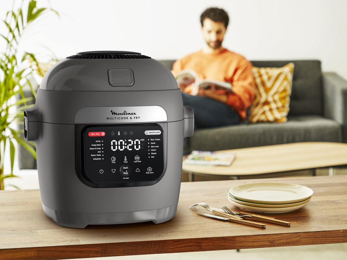Moulinex Multicook & Fry MZ730BF0 Multicooker Grijs