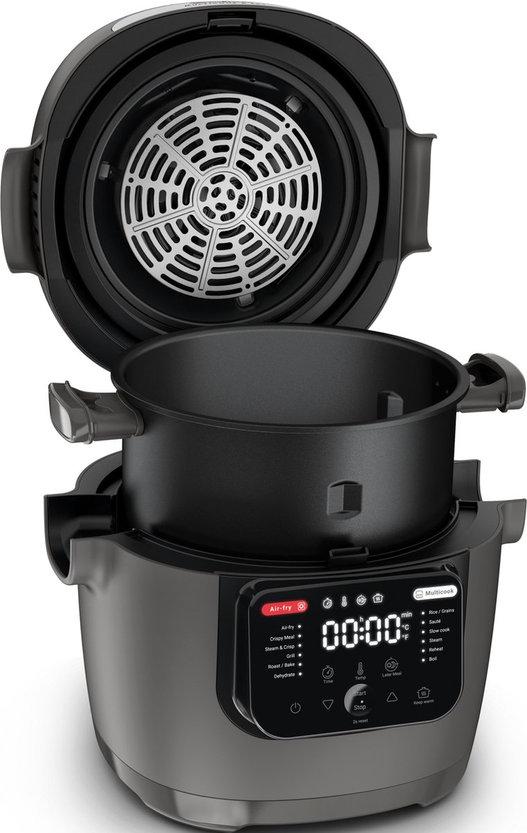 Moulinex Multicook & Fry MZ730BF0 Multicooker Grijs