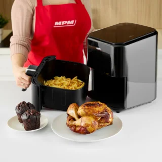MPM Airfryer 4,5L digitaal zwart