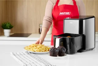 MPM Airfryer 4,5L digitaal zwart