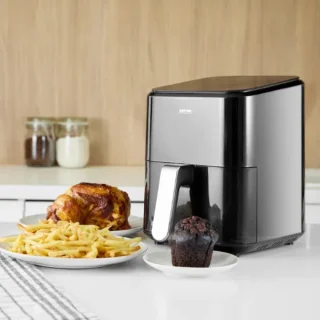 MPM Airfryer 4,5L digitaal zwart