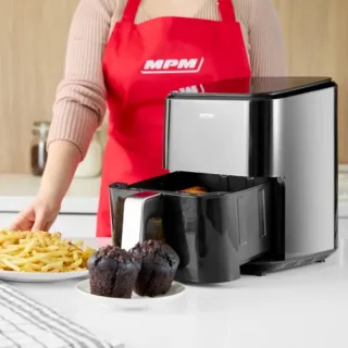 MPM Airfryer 4,5L digitaal zwart