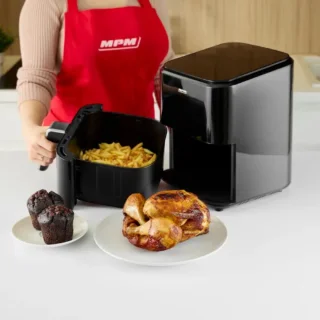 MPM Airfryer 4,5L digitaal zwart