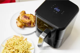 MPM Airfryer 4,5L digitaal zwart