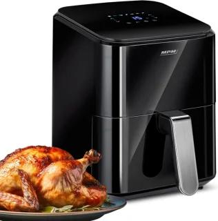 MPM Airfryer 4,5L digitaal zwart