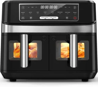 MRKK® Airfryer XXL - Dubbele Mand