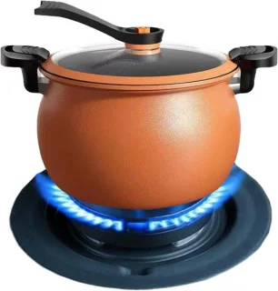 Multicooker pan snelkookpan rijstkoker 28 cm zwart