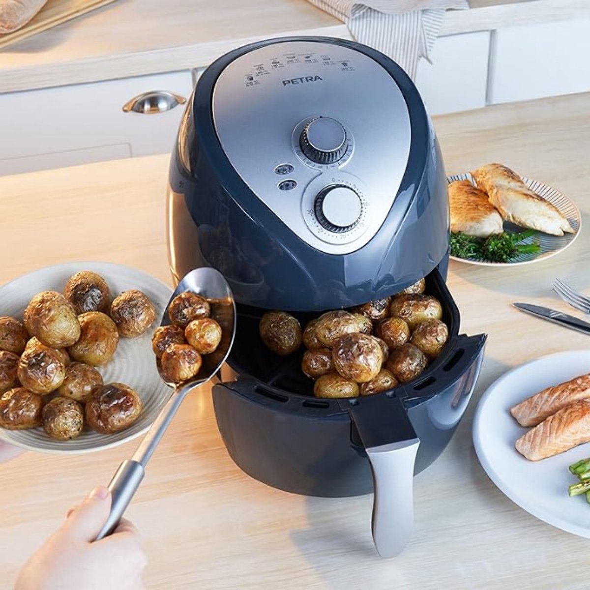Multifunctionele Airfryer 3,2L 1300W Zwart