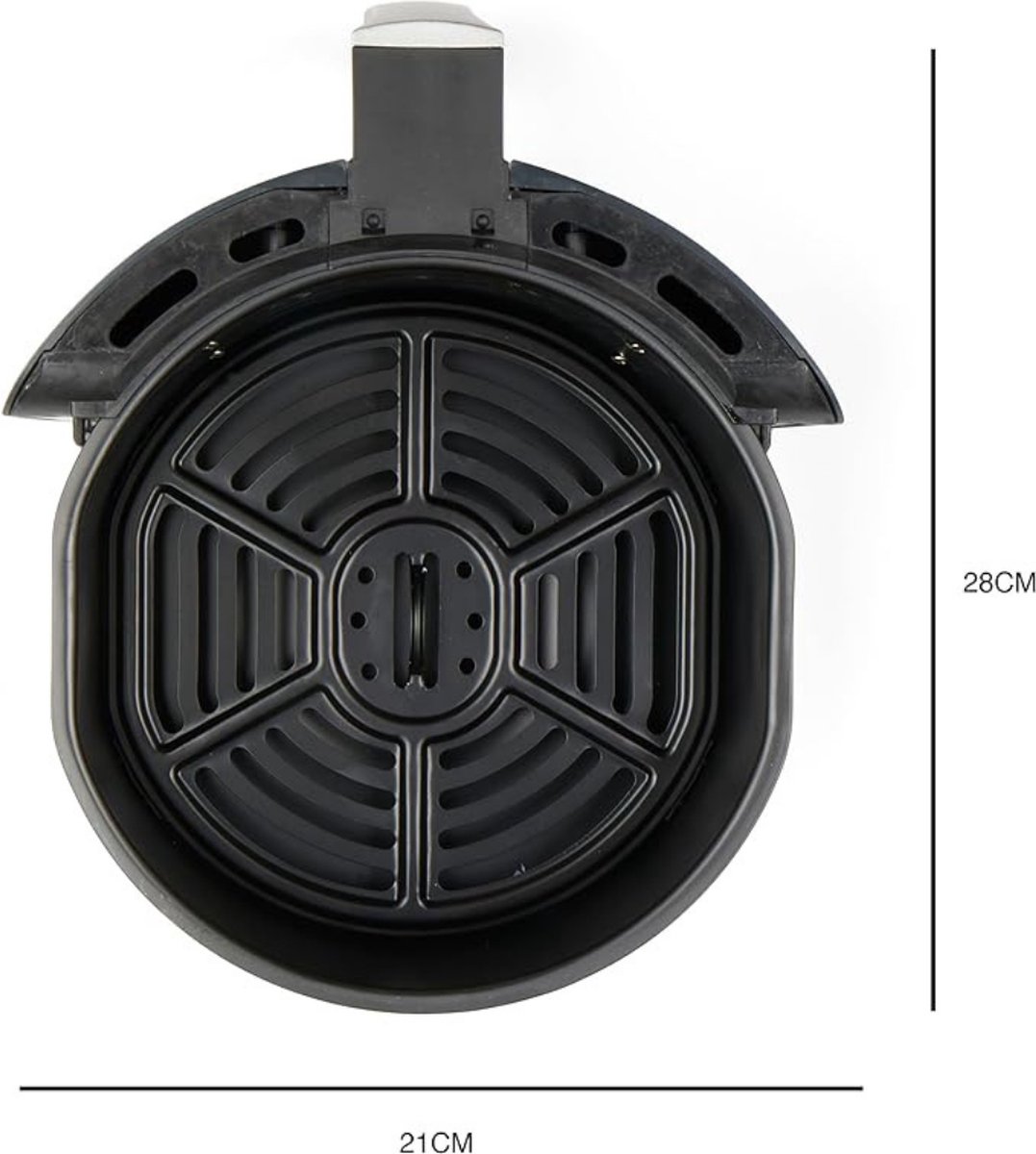 Multifunctionele Airfryer 3,2L 1300W Zwart