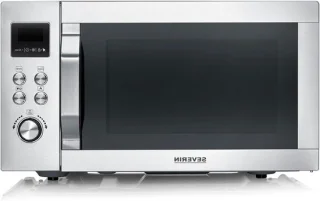Multifunctionele oven airfryer magnetron 25 liter zilver