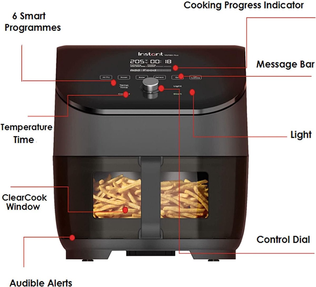 NAMAAK Clearcook 5.7L Airfryer