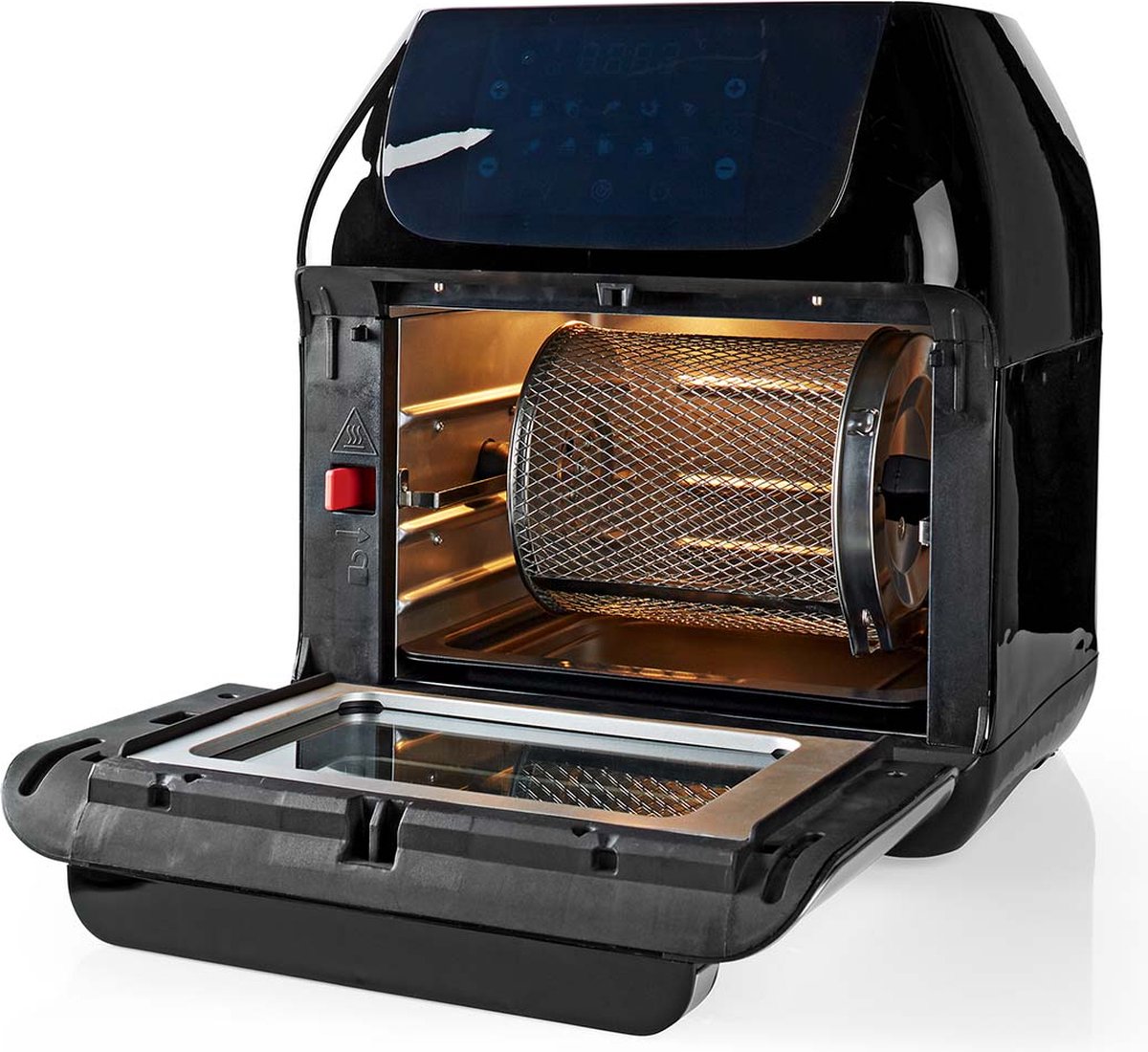 Nedis Airfryer Oven 12L Digitaal 1500W Zwart