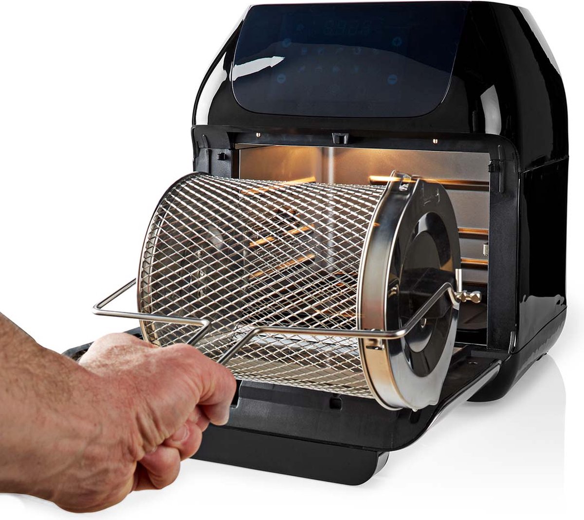 Nedis Airfryer Oven 12L Digitaal 1500W Zwart