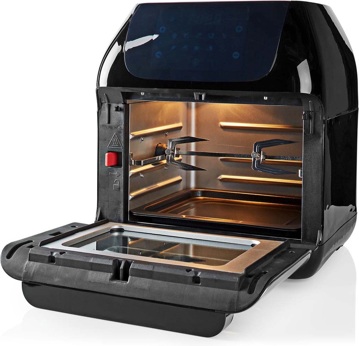 Nedis Airfryer Oven 12L Digitaal 1500W Zwart