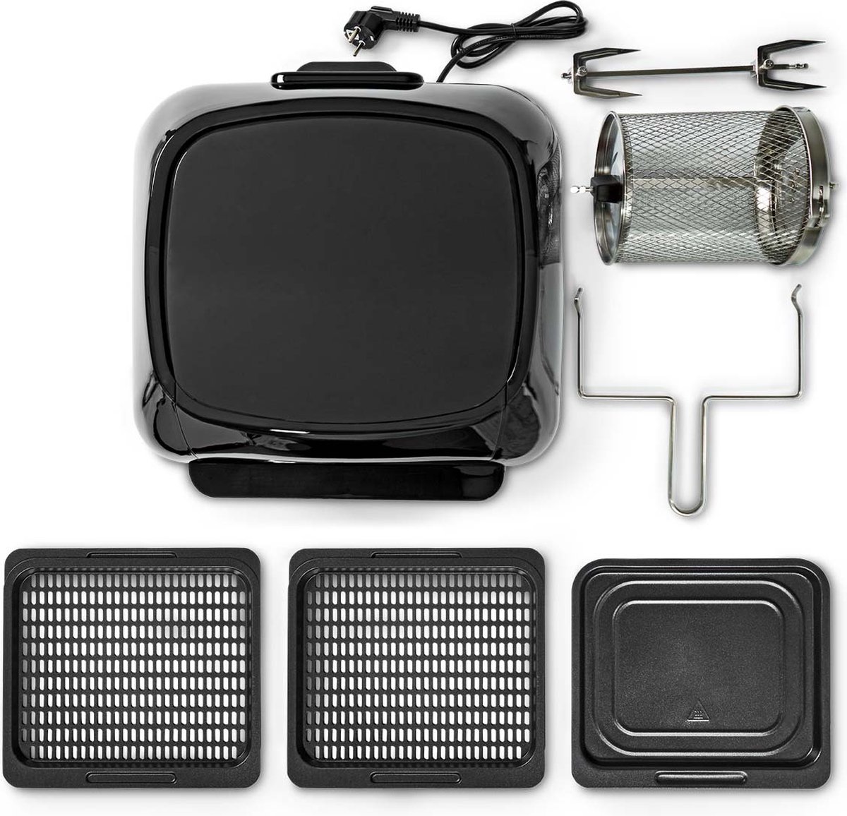 Nedis Airfryer Oven 12L Digitaal 1500W Zwart
