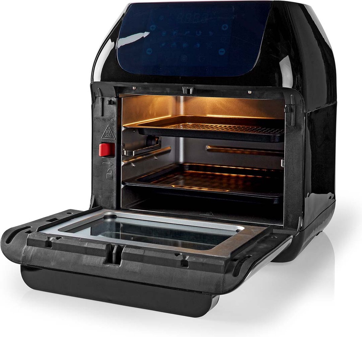 Nedis Airfryer Oven 12L Digitaal 1500W Zwart