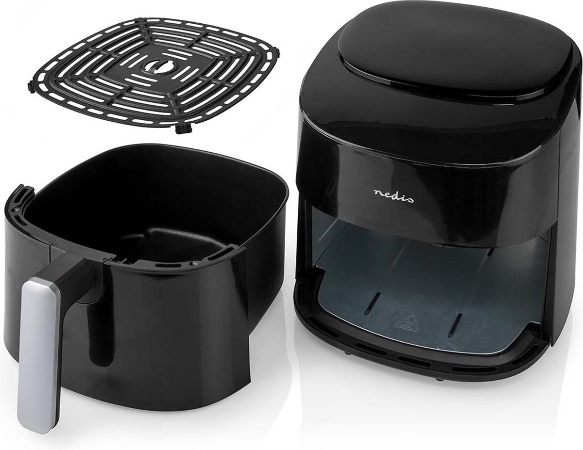 Nedis Airfryer XL 4,2L Digitaal Zwart