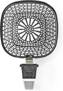 Nedis Grillpan Metaal Grijs voor Heteluchtfriteuse