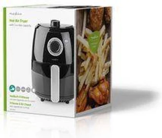 Nedis Heteluchtfriteuse 2.4L Analoog Zwart