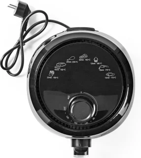 Nedis Heteluchtfriteuse 2.4L Analoog Zwart