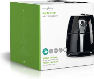 Nedis Heteluchtfriteuse 3L Analoog Zwart